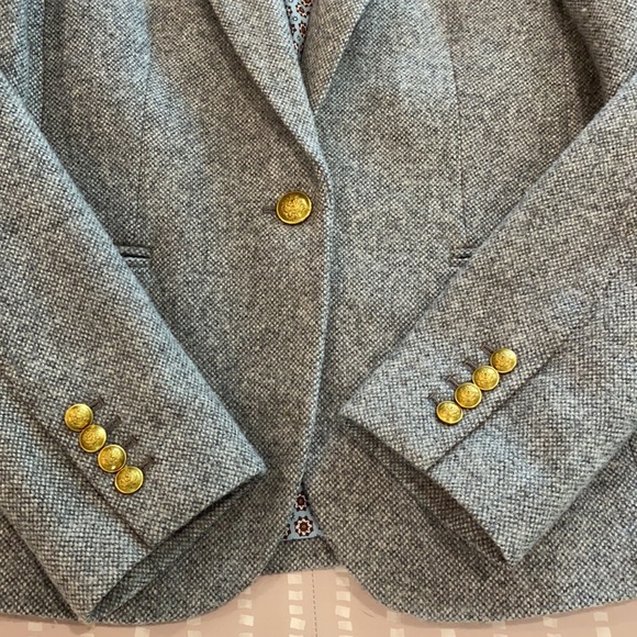 J.Crew sz 10 Wool Campbell blazer VGUC - Picture 3 of 12